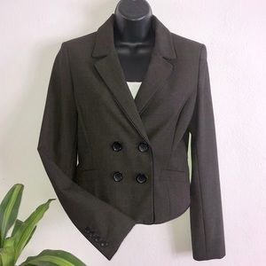 Express Sz 4 double breasted suit coat blazer